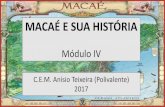 Macae e sua História   4º encontro