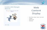 Adding a web content display