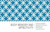 Body Memory and Affectivity