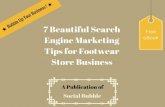 7 beautiful search engine marketing tips for footwear store business