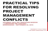 Practical Tips For Resolving Project Management Conflicts