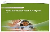 Art: Content and · PDF fileArt: Content and Analysis measures whether entry-level art teachers have the standards-relevant knowledge, skills, and abilities deemed necessary for beginning