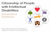 Citizenship of People with Intellectual Disabilities