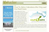 Cost2Drive.com Sample Blog Postings