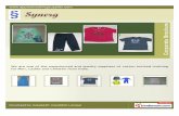 Synerg, Tiruppur, Readymade Garments