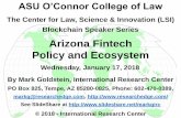 Arizona Fintech Policy and Ecosystem Briefing