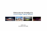 Structural Analysis - Stanford Universityweb.stanford.edu/class/cee214/Lectures/Flager.pdf · Structural Analysis Forest Flager, MEng, MDesS Forest Flager, MEng, MDesS CEE 214 Reid