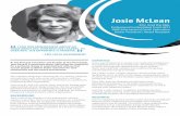 Josie McLean - The Partnershipthe-partnership.com.au/wp-content/uploads/2015/08/Josie-Profile... · B Ec, Grad Dip Mgt, Professional Credentialed Coach (ICF) 2009 International Coach