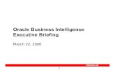 Oracle Business Intelligence Executive · PDF fileŁ Siebel CRM Ł Retek Ł ProfitLogic Ł G-Log Ł Application Server Ł Integration / SOA Ł Hot-Pluggable Ł Business Intelligence