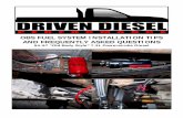 obs fuel system installation tips and frequently asked · PDF fileOBS FUEL SYSTEM INSTALLATION TIPS . AND FREQUENTLY ASKED QUESTIONS . ... If any fuel spills, ... fuel pump that is