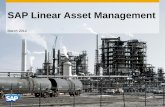 SAP Linear Asset Management - · PDF fileSAP Linear Asset Management ... promise or legal obligation to deliver any material, code or functionality. ... Procurement Operational Sourcing