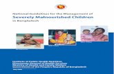 National Guidelines for the Management of Severely ... · PDF fileNational Guidelines for the Management of Severely Malnourished Children in Bangladesh ... facility-based inpatient