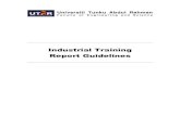 Industrial Report Guidelines Engineering Report Guidelines (Engineering... · This handbook will outline the report format for ... The declaration page is to follow the format and