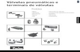 Válvulas pneumáticas e terminais de válvulas - · PDF fileVálvulas pneumáticas e terminais de válvulas Índice Parker Hannifin Ind. Com. Ltda. Jacareí, SP - Brasil Gráfico