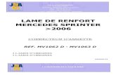 LAME DE RENFORT MERCEDES SPRINTER >2006 - jsa.fr · PDF filelame renfort notice de montage indice mercedes sprinter mv 1062 d – mv 1063 d n00428 03 vue d’ensemble de la suspension