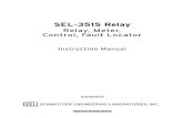 SEL-351S Relay - rose-hulman.edurostamko/ece472/handouts/351S_Manu… · Appendix G: Setting SELOGIC Control Equations Relay Word Bits ...