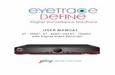 AHD DVR Manual - Godrej Securityeyetrace.godrejsecure.com/assets/pdf/AHD_DVR_Manual.pdf · AHD DVR User Manual Welcome Thank you for purchasing our AHD DVR! This manual is designed