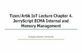 04-JerryScript ECMA Internal and Memory Management · PDF fileEmbedded Software Lab. @ SKKU 25 1 SungkyunkwanUniversity Tizen/Artik IoT Lecture Chapter 4. JerryScriptECMA Internal
