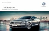 Price and Specification Guide: Volkswagen B8 Passat …ukcar.reviews/_pdfs/Volkswagen_Passat_B8_PriceList_201605.pdf · 06 – the passat effective from 3 may 2016. effective from