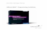 Official ABAP Programminig Guidelinesgxmedia.galileo-press.de.s3.amazonaws.com/leseproben/2093/...abap... · Horst Keller, Wolf Hagen Thümmel Official ABAP™ Programming Guidelines