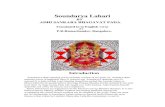 Soundarya Lahari - tripurashakti.comtripurashakti.com/wp-content/uploads/2013/11/Saundarya-Lahari-Adi... · Soundarya Lahari BY ADHI SANKARA BHAGAVAT PADA. Translated in to English