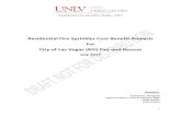 Residential Fire Sprinkler Cost Benefit Analysis For City ... · PDF fileResidential Fire Sprinkler Study - 2017 1 Residential Fire Sprinkler Cost Benefit Analysis For City of Las