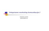 Radmila Janičić janicic@fon - Marketing PR FONmarketing-pr.fon.rs/webroot/uploads/R_Janicic - Integrisane... · Definicije interisanih marketing komunikacija Integrisane marketinške