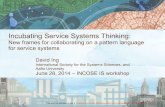 Incubating Service Systems Thinking - coevolving.comcoevolving.com/...IncubatingServiceSystemsThinking.pdf · Incubating Service Systems Thinking: ... Assignment → Incubating ...