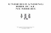 UNDERSTANDING BIBLICAL NUMBERS - Harvestimeharvestime.org/translations/english/BookBiblicalNumbers_SUP.pdf · 4 CHAPTER ONE The Importance Of Biblical Numbers There is inherent dynamic