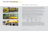 Nitrogen Services - · PDF fileunwanted atmospheres by nitrogen purging, including the removal of hydrocarbons, oxygen, and other types of toxic or reactive gases. ... In this procedure,