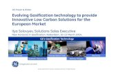 GE Power & Water Evolving Gasification technology to ... · PDF fileEvolving Gasification technology to provide Innovative Low Carbon Solutions for ... Design Capacity: 352 t/h Operation
