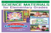 Science Materials for Elementary Grades · PDF fileScience Materials for elementary Grades ... Grade Level K 1. 6 Hands-On Discovery ©Lakeshore learning Science activity tubs - Gr.