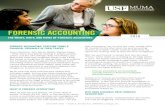 FORENSIC ACCOUNTING - University of South · PDF file2016 forensic accounting the whats, whys, and hows of forensic accounting forensic accounting: stopping today’s financial criminals