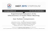 Experimental Evaluation of the Effectiveness of Online Water-Washing in Gas Turbine ... · PDF file · 2016-05-30Gas Turbine Compressors By ... Ph.D. / Solar Turbines, Inc. Gas Turbine