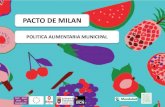 PACTO DE MILANaidergc.com/img/proyectos/Políticas alimentarias urbanas. Pres... · CONTENIDO DEL PACTO DE MILAN OBJETIVO DEL PACTO DE MILAN. Trabajar para desarrollar sistemas alimentarios