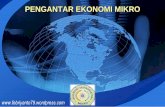 PENGANTAR EKONOMI MIKRO - febriyanto · PDF fileilmu ekonomi teori dan terapan yaitu ilmu ekonomi mikro dan ekonomi makro. 6. Teori produksi. 5. Teori ... Pengantar Ekonomi Mikron