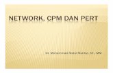 Network, CPM dan PERT - Gunadarma Universitymukhyi.staff.gunadarma.ac.id/Downloads/files/9277/... · PENDEFINISIAN PEKERJAAN ´Utk proyek dalam skala besar diperlukan metode untuk