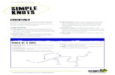 ESSENTIALS - Scout Adventures · PDF file2 facebook.comScoutActivityCentres ˜ twitter.comScoutCentres ˜ youtube.comScoutActivityCentres COMMON KNOTS Working knots, as opposed to