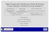 High Temperature Hydrogen Attack Resistance Using ... · PDF fileHigh Temperature Hydrogen Attack Resistance . ... API 581 Risk Based Inspection ... API Singapore 2012 . Conclusions