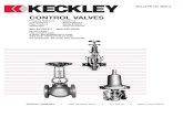 CONTROL VALVES - Keckley · PDF fileKECKLEY COMPANY • 3400 Cleveland Street • P.O. Box 67 • Skokie, Illinois 60076 CONTROL VALVES 800-KECKLEY (800-532-5539) 847/674-8422