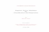 Support Vector Machines for Classification and Regressionsrg/publications/pdf/SVM.pdf · UNIVERSITY OF SOUTHAMPTON Support Vector Machines for Classiﬁcation and Regression by Steve