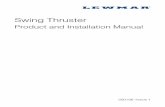 Lewmar Swing Thruster manual S1.pdf - Homepage | Lewmar Swing... · • A circuit breaker/isolator should always be used with the thruster to protect the motor and ... Lewmar Swing
