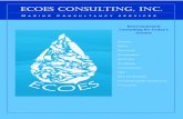 ECOES CONSULTING, INC. and Docs/ECOES Consulting 2012.pdf · ECOES Consulting, Inc. is a woman‐owned small ... As the oceans and coastlines continue to develop ... Static and Towed