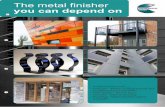 The metal finisher you can depend on - Powdertech · PDF fileThe metal finisher you can depend on The Powdertech range of finishes ... TDS4 Powdertech Wood Finish (PWF) TDS5 Powdertech