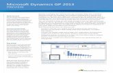 Microsoft Dynamics GP 20132 Microsoft Dynamics GP 2013 PREVIEW People drive your business success. Give them fast, convenient access to the information they need to  · 2017-12-11