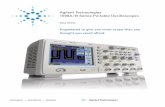 Agilent Technologies 1000A/B Series Portable · PDF fileAgilent Technologies 1000A/B Series Portable Oscilloscopes Data Sheet Engineered to give you more scope than you ... one of