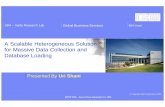 A Scalable Heterogeneous Solution for Massive Data ... [Read-Only].pdf · §Data warehouse of key performance indicators ... Global Business Services DB Siemens Ericsson ... Global