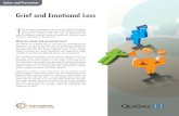 Grief and Emotional Loss - · PDF filePage 2 Signs of Grief and Emotional Loss People going through grief or emotional loss may: • refuse to believe that the person is really dead;