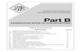 AMERICAN WELDING SOCIETY WELDING INSPECTOR …files.aws.org/certification/CWI/Book_of_Specs.pdf · AMERICAN WELDING SOCIETY WELDING INSPECTOR ... The above individual is qualified