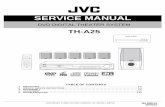 SERVICE MANUAL - Diagramas dediagramasde.com/diagramas/otros2/Jvc TH-A25.pdf · the Parts List in the Service Manual. ... SPECIFIC SERVICE INSTRUCTIONS This service manual does not